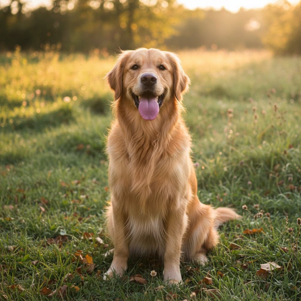 Dog portrait transformed into chibi plush with realistic stitching and stuffing