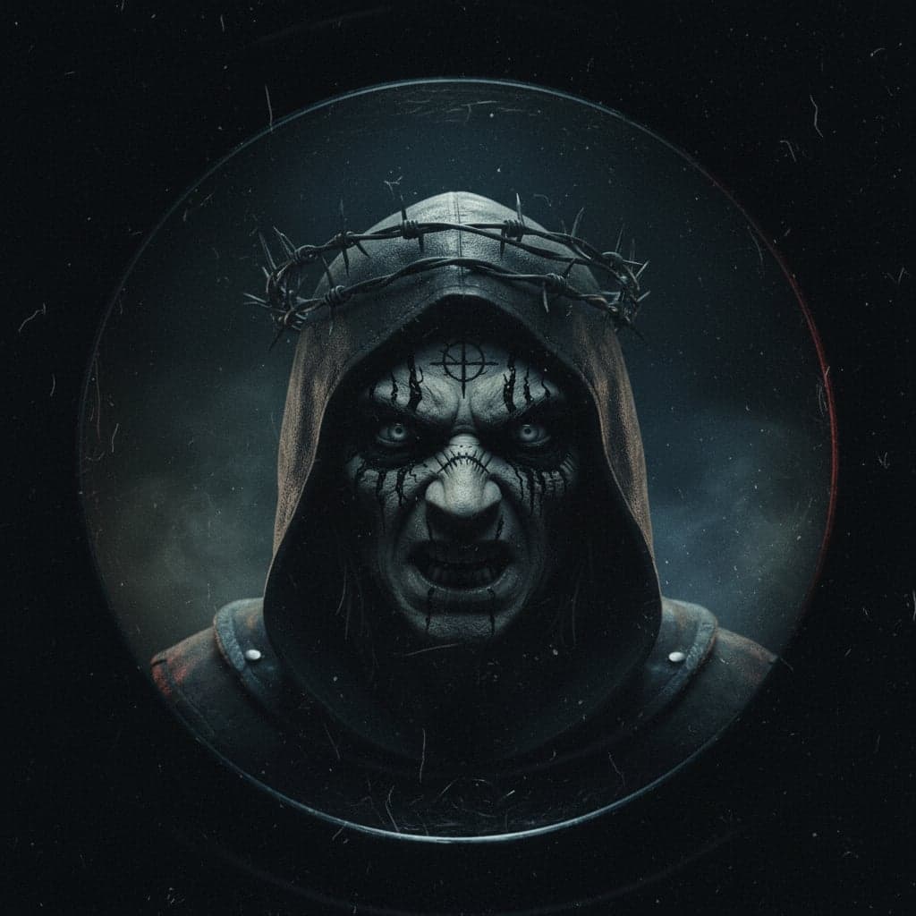 Horror peephole transformation - Horror game marketing with security camera aesthetic