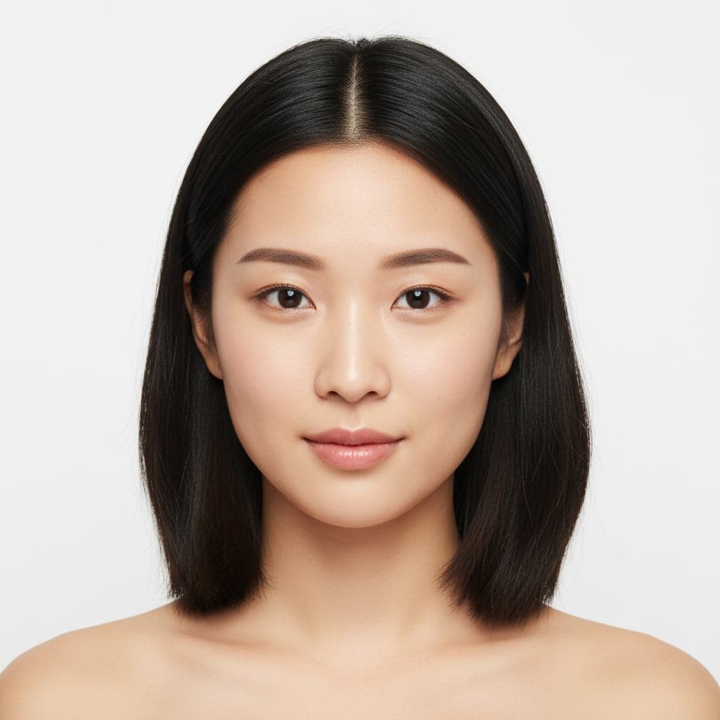 Original photo before Korean Beauty transformation