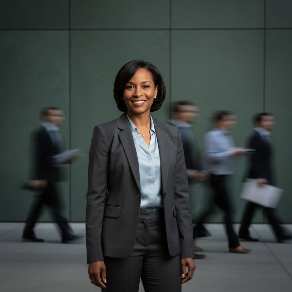 Motion blur portrait example - Keynote speaker