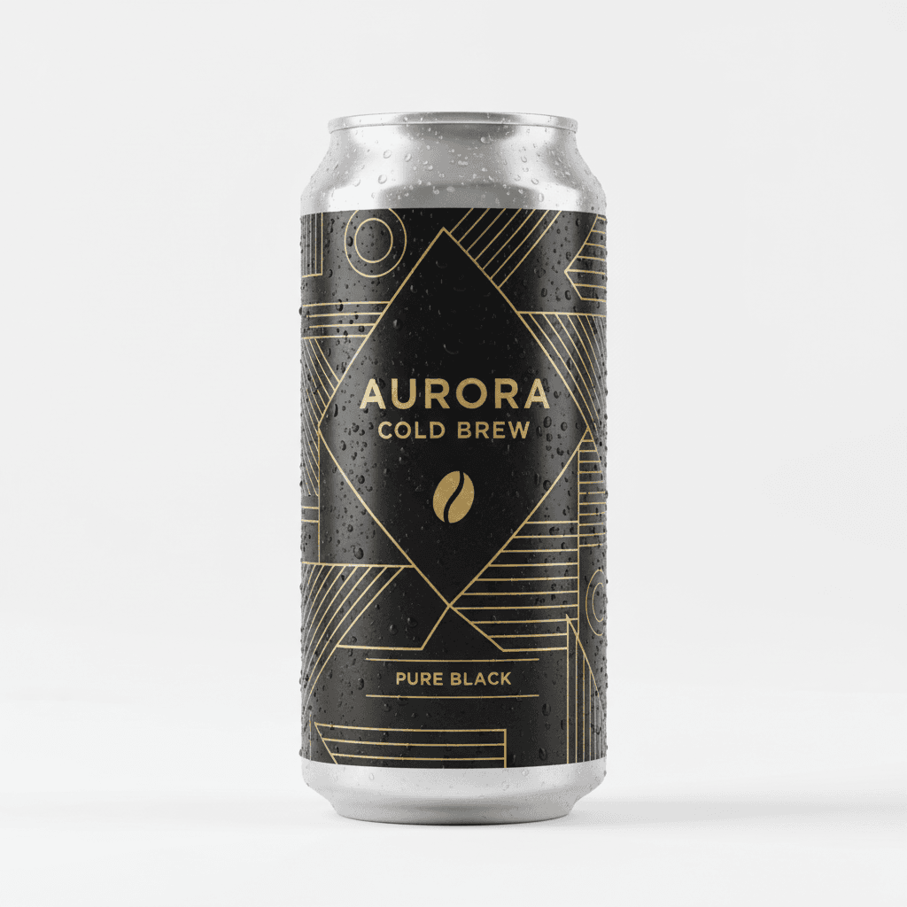 Coffee product transformed into hero shot with organic mist and warm atmospheric effects