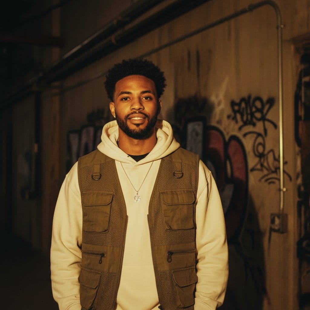 Urban party snapshot Y2K aesthetic - after