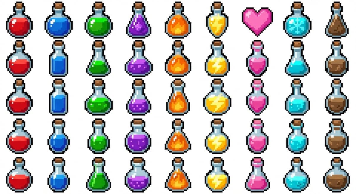 Generated sprite sheet result