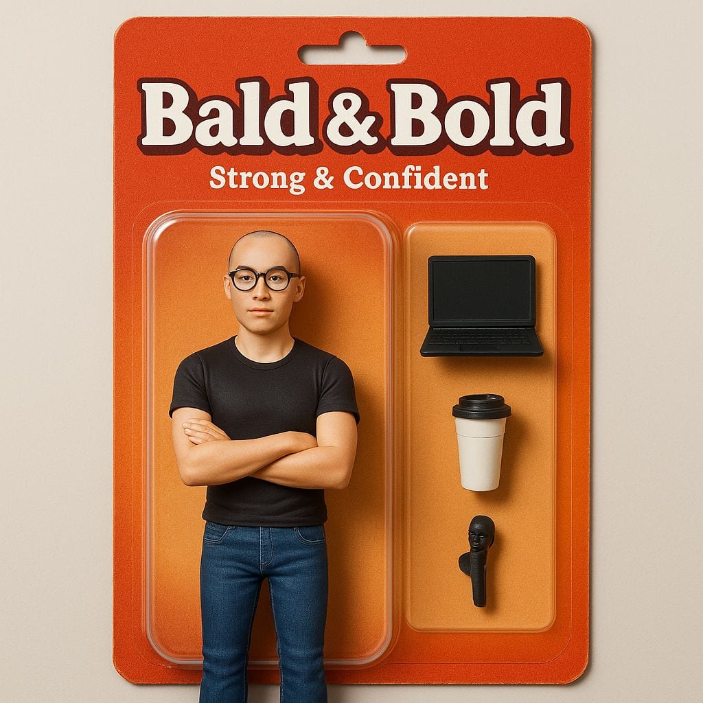 Action figure style transformation result