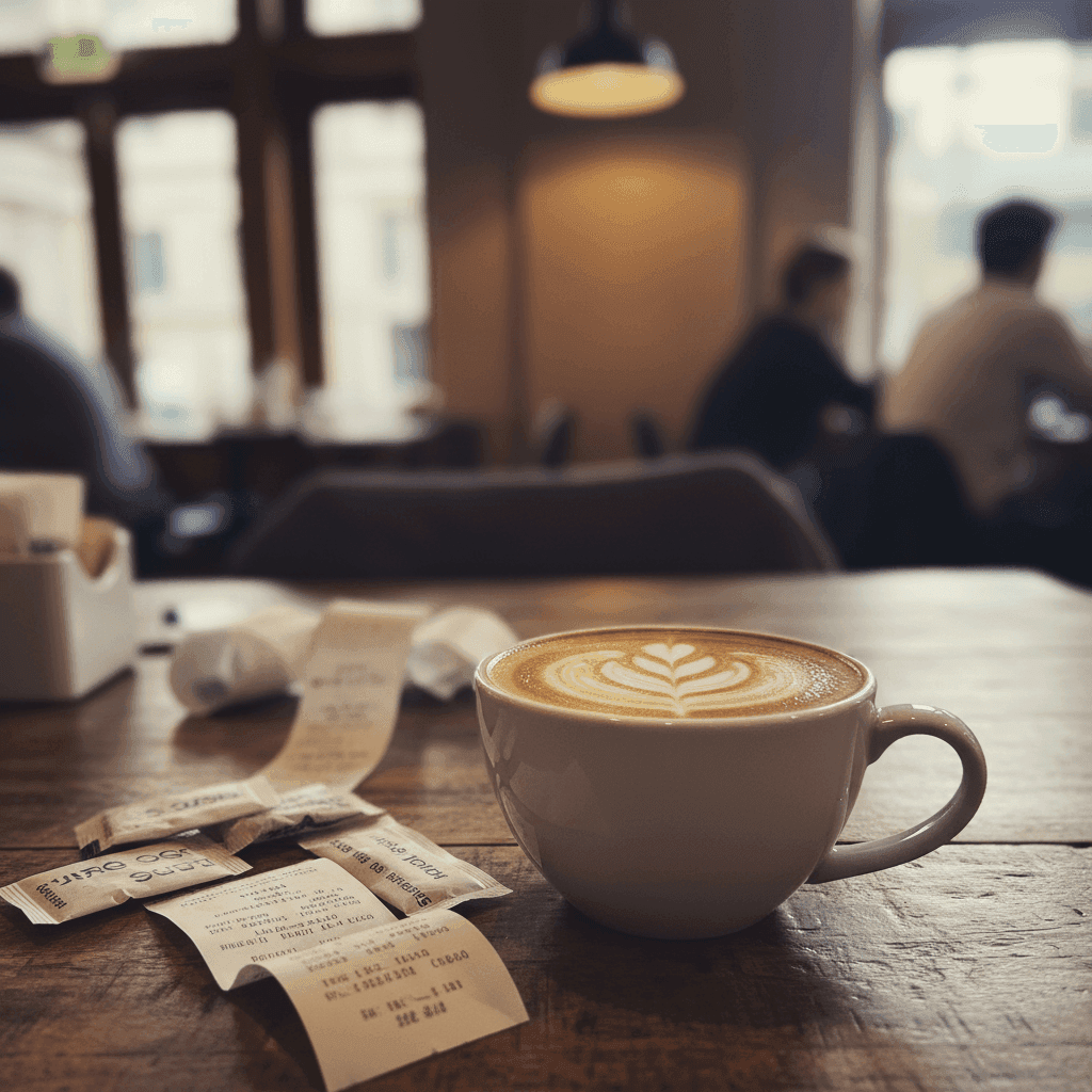 Coffee before enhancement - amateur photo