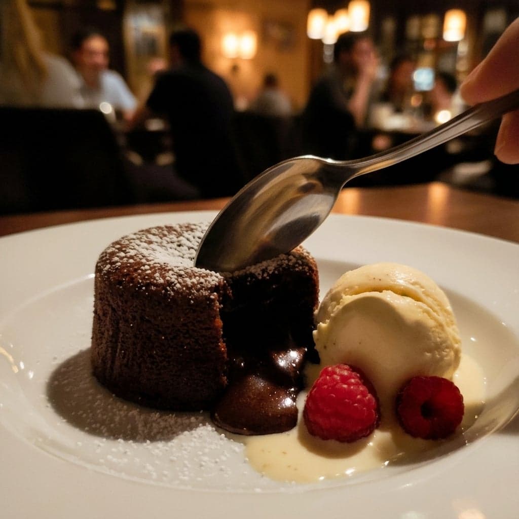 Dessert after AI enhancement - professional quality