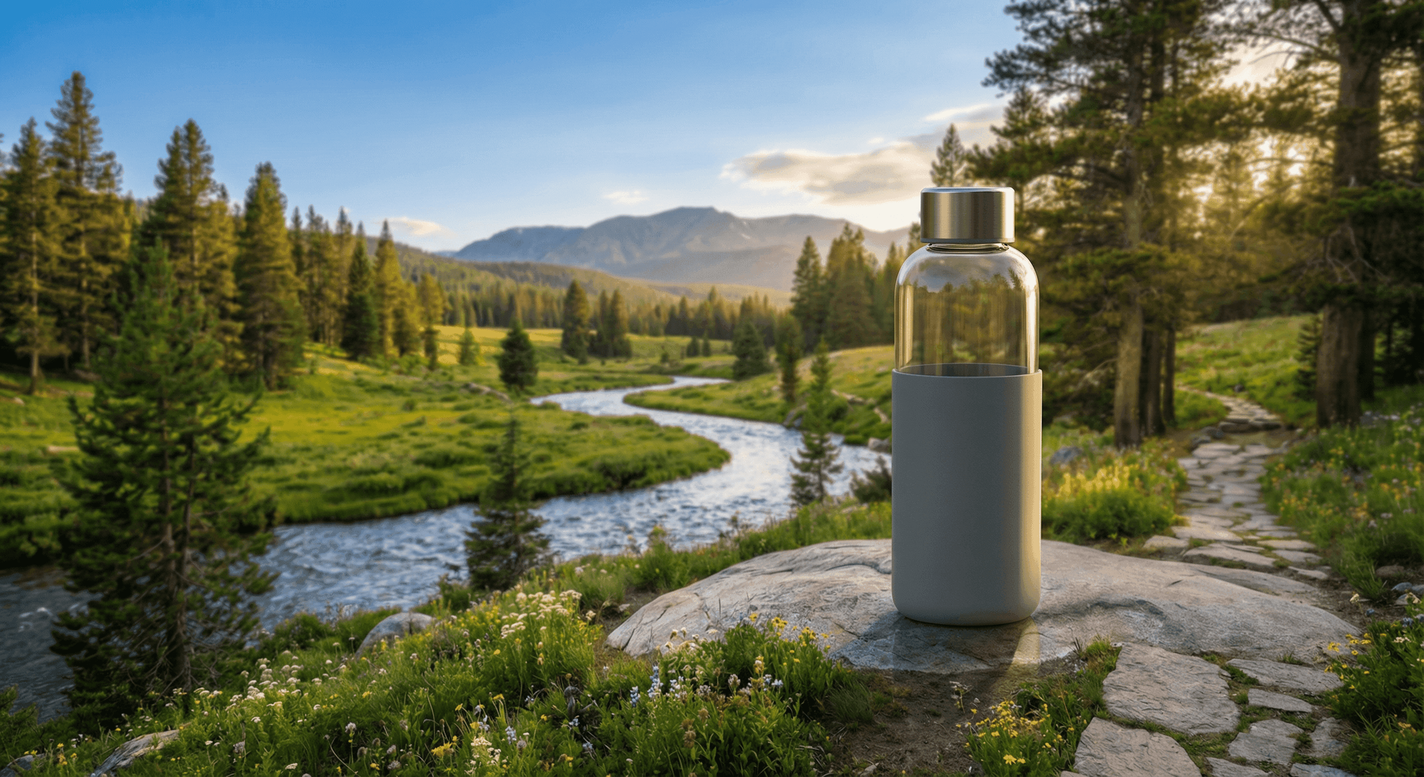 Product in natural environment composite