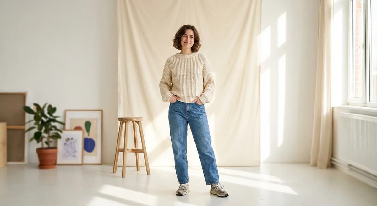 Original photo before pose change