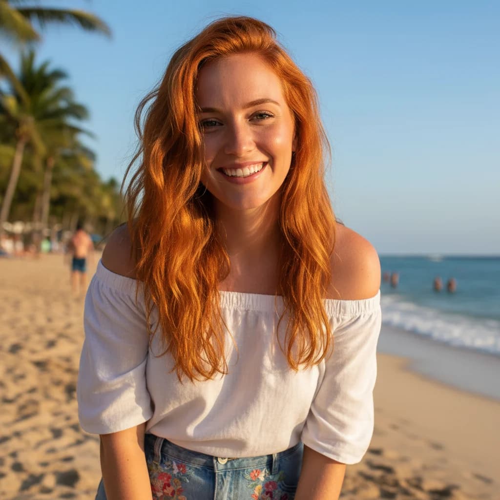 Before - Original photo for Nami cosplay