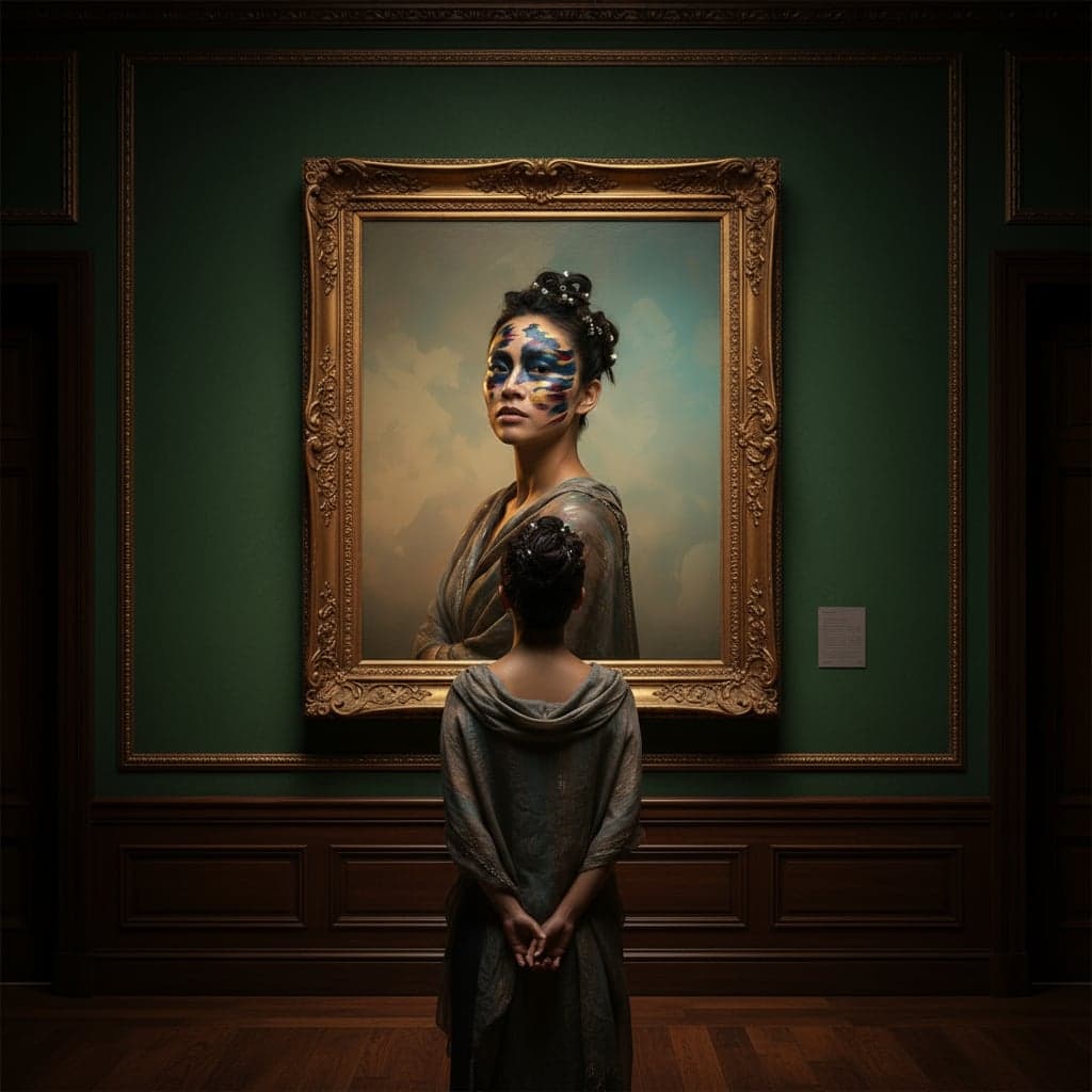 Classical Museum - Ornate frame with rich tones