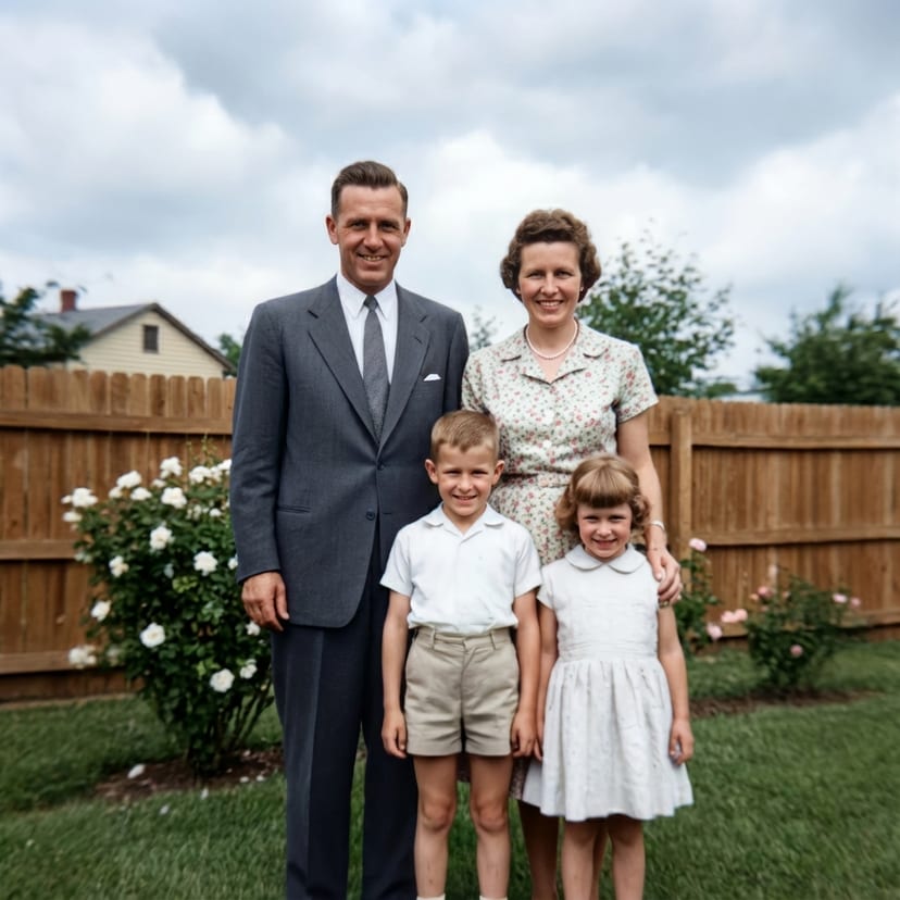 Old photo restoration example - 4K upscaled