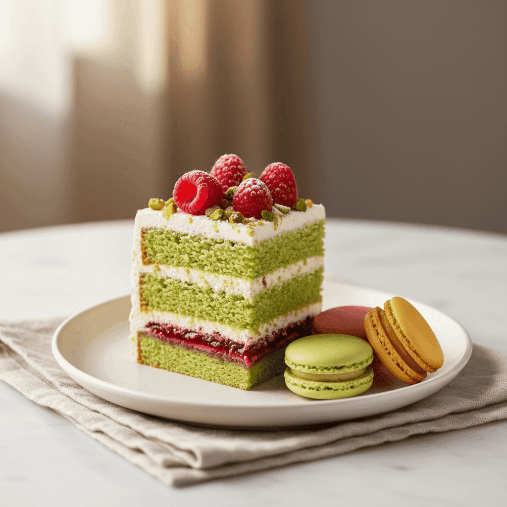 Food item as isometric clay miniature