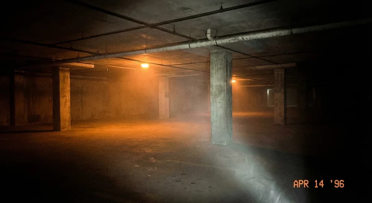 Liminal space Midnight - Dark horror atmosphere