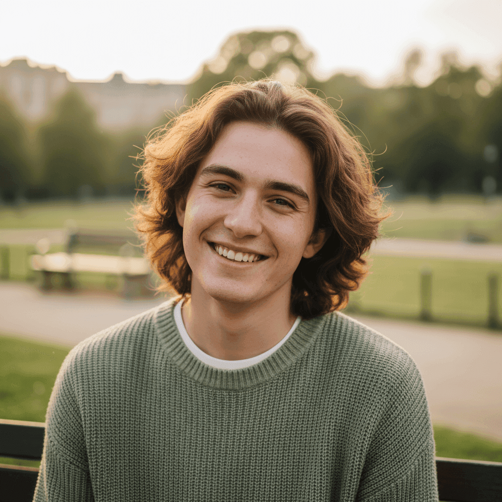 Before: Personal profile picture transformed into vector pop art