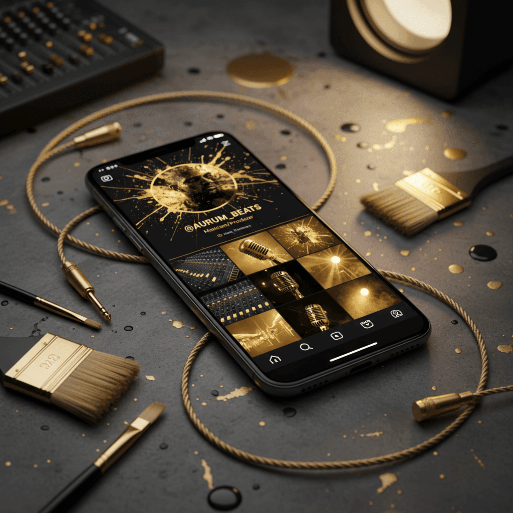 Profile photo transformed into energetic social media avatar