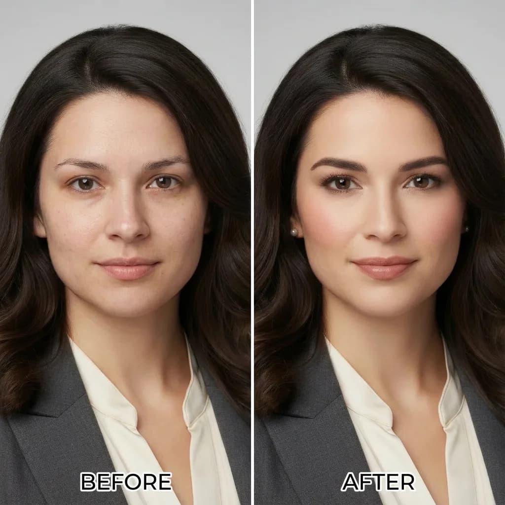 Professional Consultation - Before and after comparison