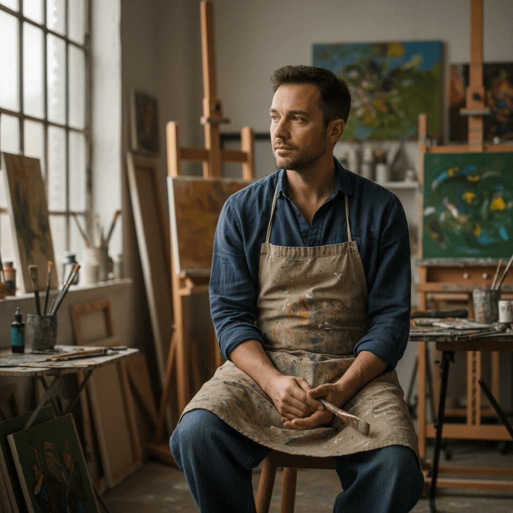 Artist at Work - Before