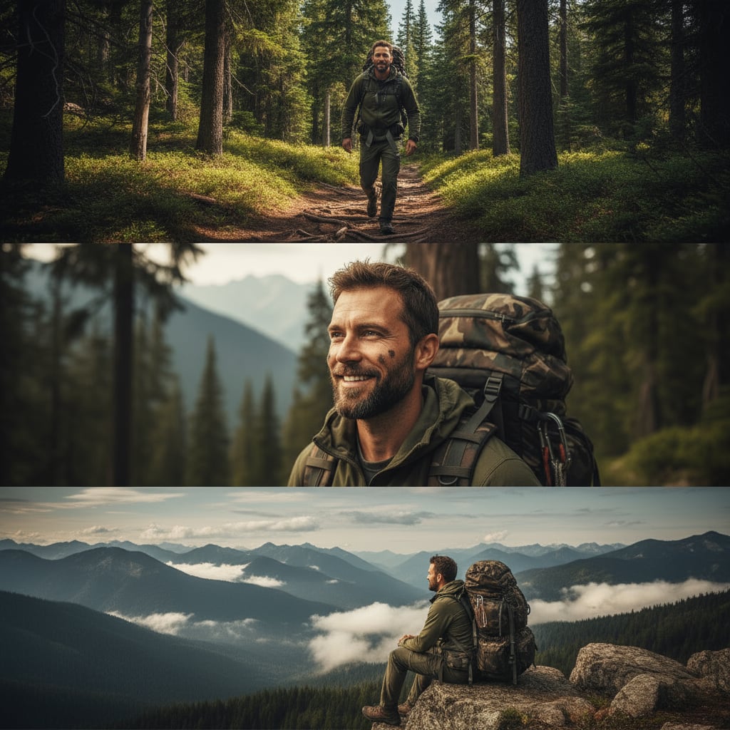 Forest Hiker - 3-Frame Story